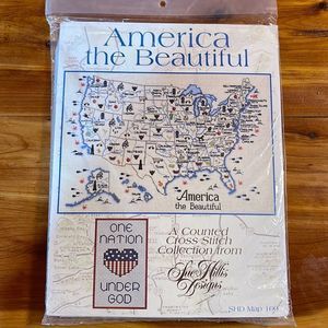 Sue Hillis Designs Counted Cross Stitch Kit - America The Beautiful - NEW